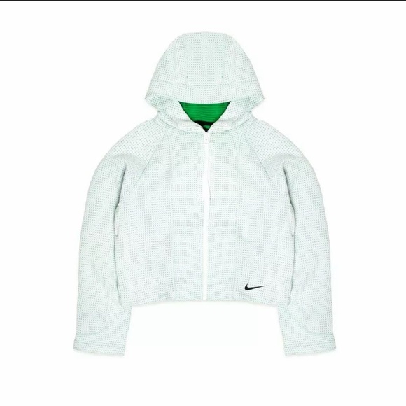 Nike Jackets & Blazers - Nike Women's White Tech Fleece Engineered Full-Zip Hoodie XS